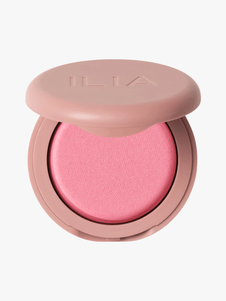 Ilia Beauty Soft Focus Blurring Blush in branded component on a light gray background