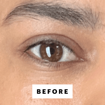 Shipin before applying the Hourglass Unlocked Instant Extensions Mascara